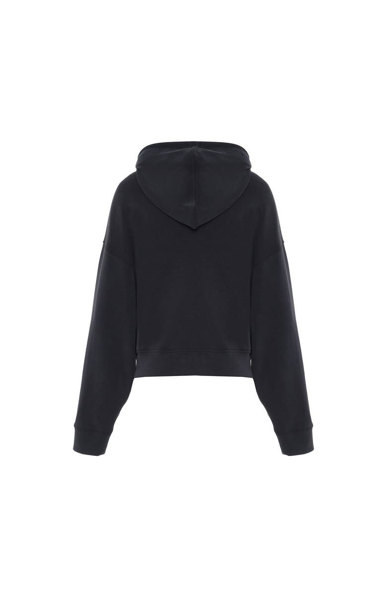 THEO The Label Cleo Cupro Hoodie Jacket, Alternate, color,