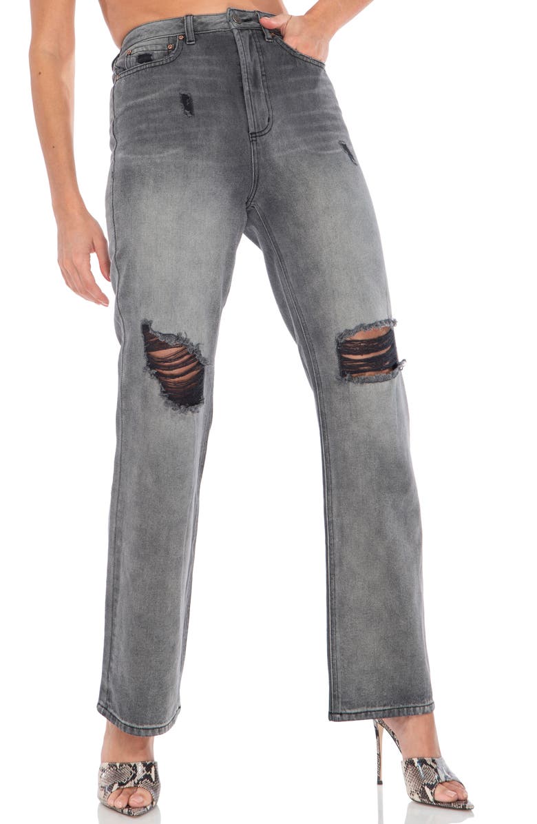 AFRM Oden High Waist Wide Leg Jeans, Main, color,