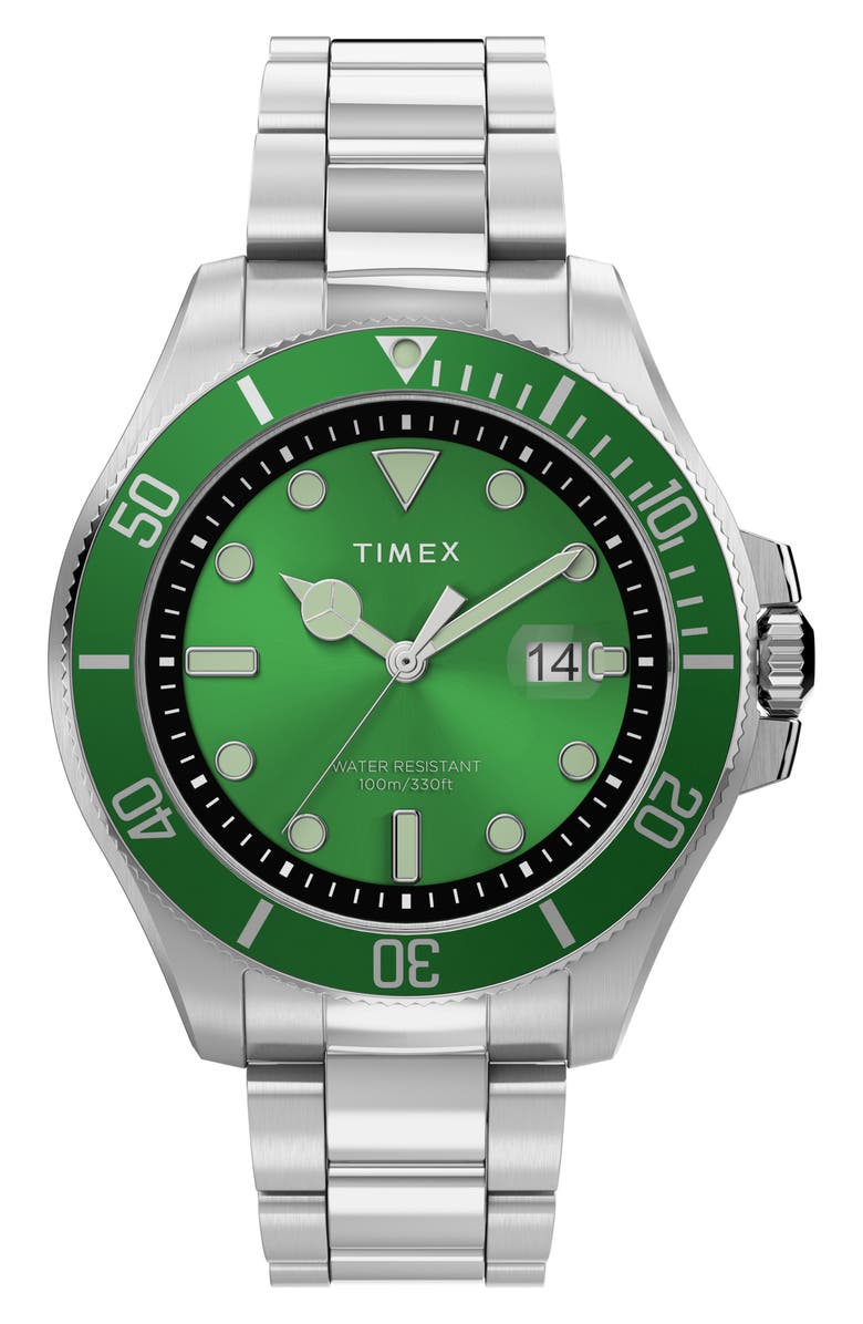 Timex<sup>®</sup> Harborside Coast Bracelet Watch, 43mm, Main, color,