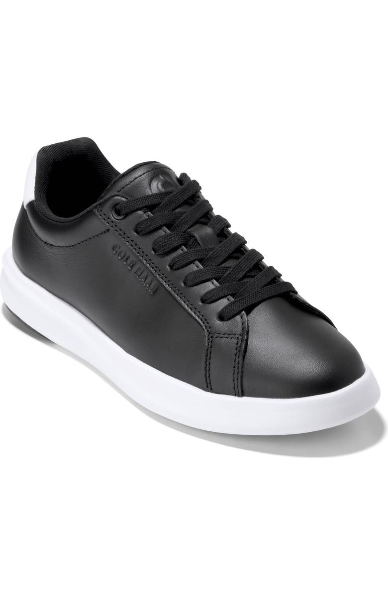 Cole Haan Grand Crosscourt Tennis Shoe, Main, color, Black/ White Leather