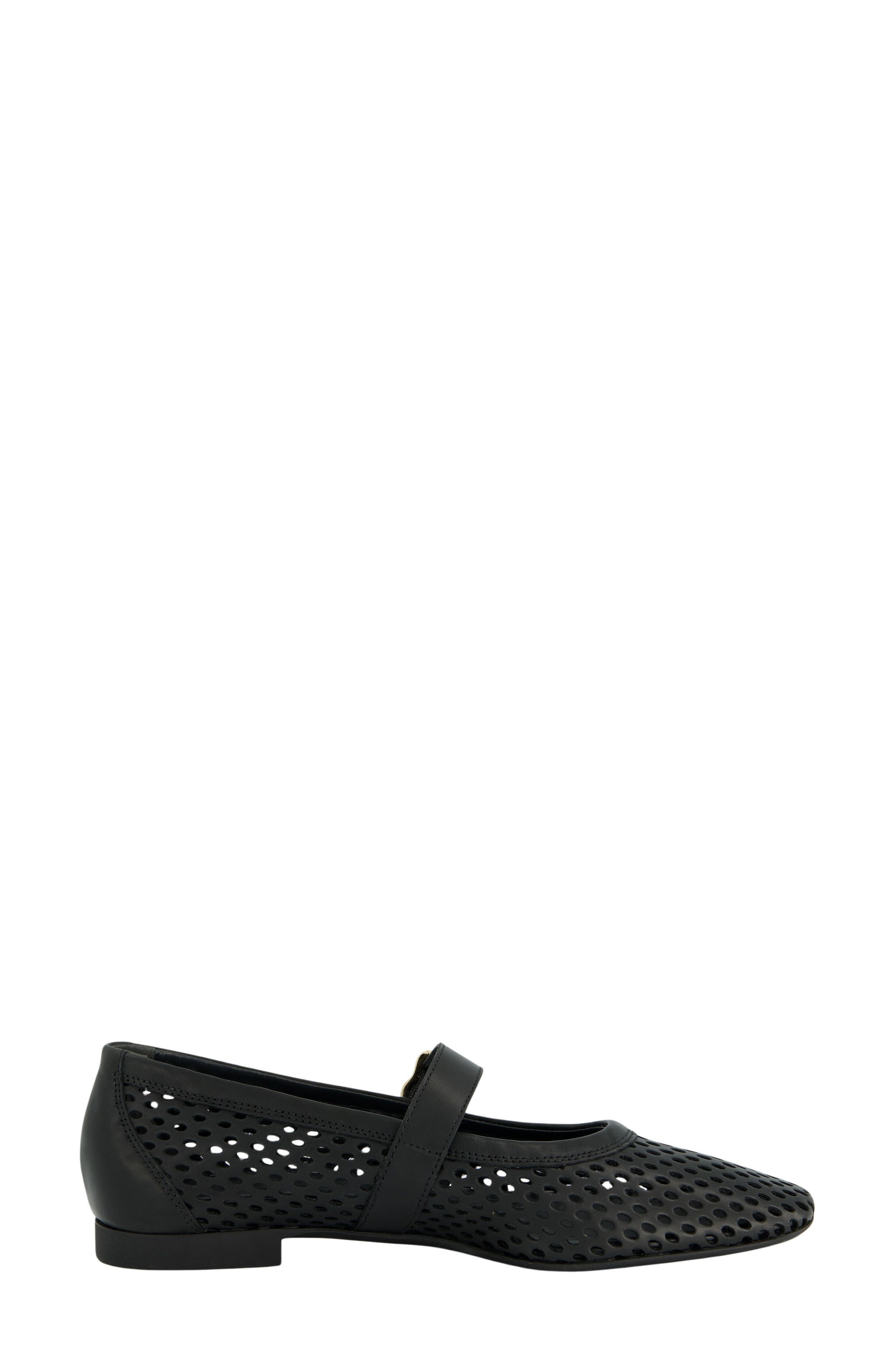 Paul Green Dana Mary Jane Flat, Alternate, color, Black Leather