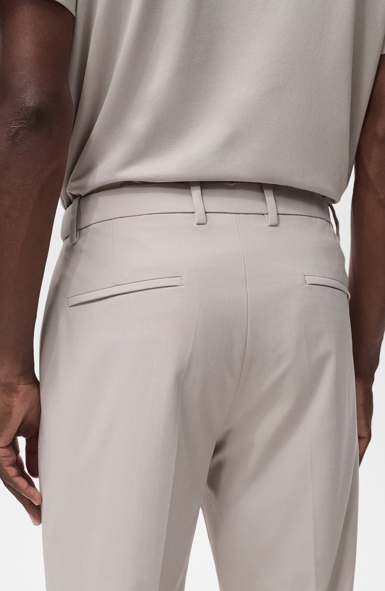 MANGO Zurich Thermolite<sup>®</sup> Slim Fit Suit Pants, Alternate, color, Beige