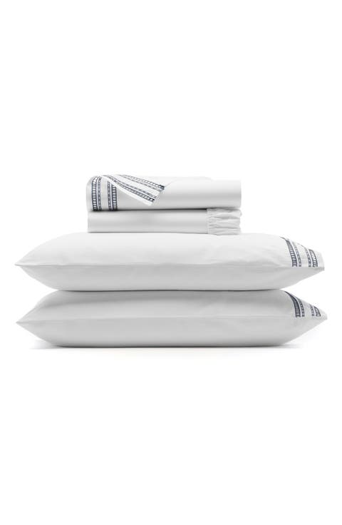 Signature Ladder Stitch Organic Cotton Sheet Set