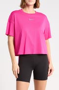 DKNY Metallic Bubble Logo Cotton T-Shirt