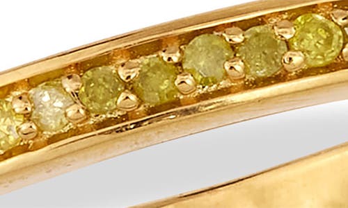 Savvy Cie Jewels Diamond Stackable Band Ring In Gold