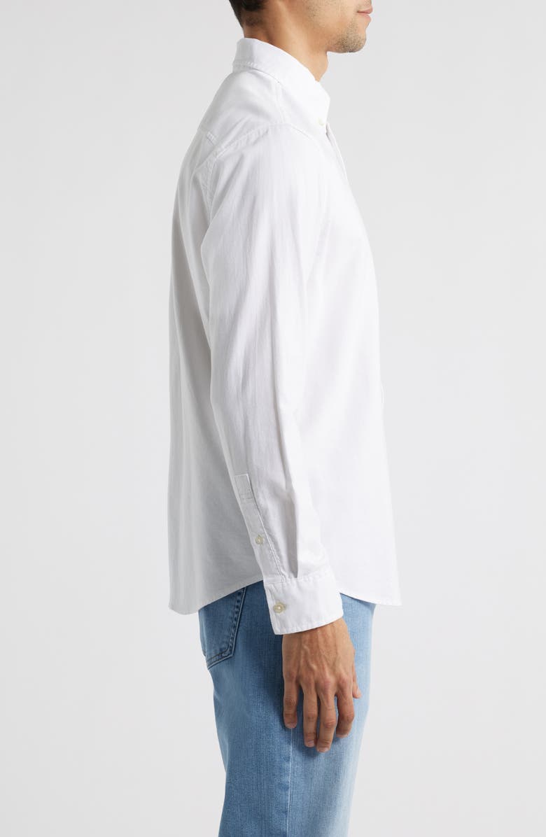Fair Harbor Salty Oxford Dress Shirt, Alternate, color, White