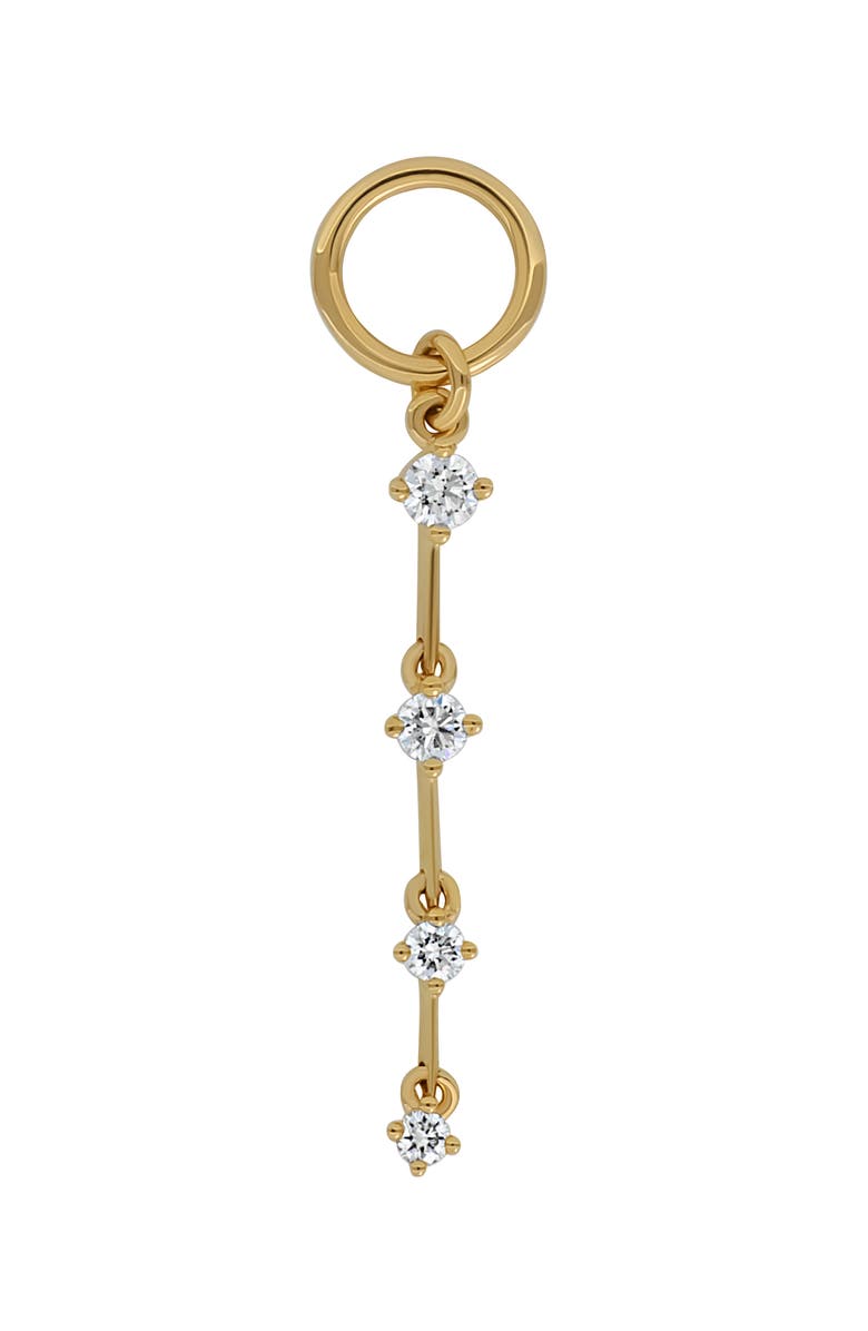 Bony Levy Audrey Diamond Linear Charm, Main, color, 18K Yellow Gold