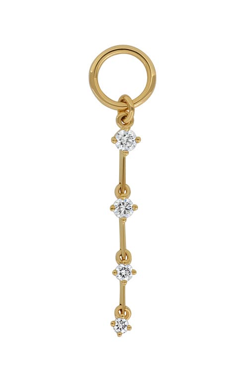 Bony Levy Audrey Diamond Linear Charm In 18k Yellow Gold