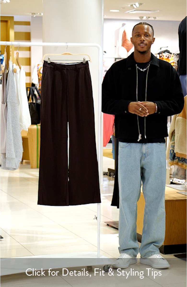 Neveah Wide Leg Satin Pants, sales video thumbnail