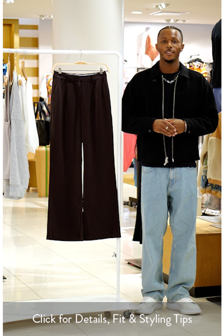 Neveah Wide Leg Satin Pants video