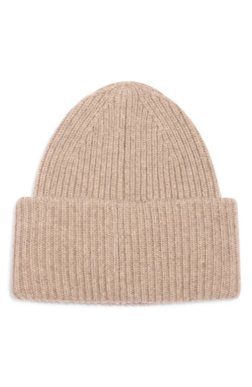 Acne Studios Pansy Face Patch Wool & Yak Hair Blend Beanie
