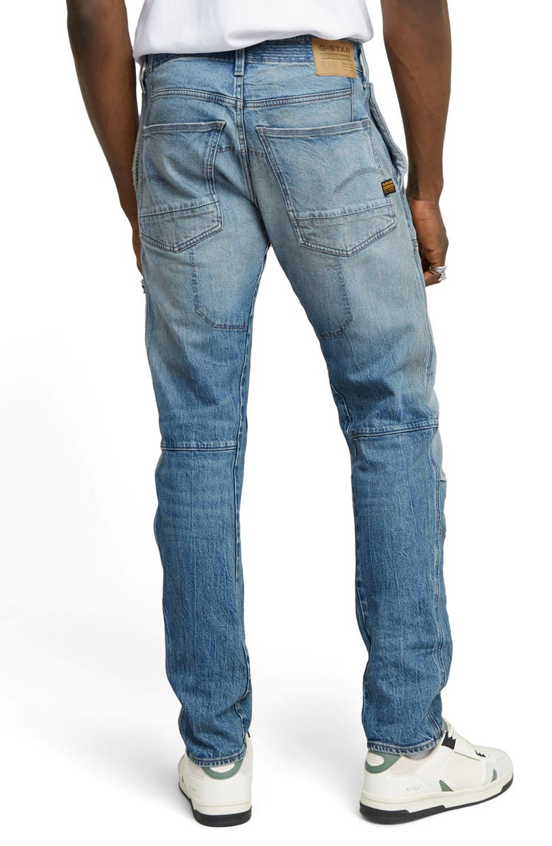 G-STAR Diver 3D Slim Fit Jeans, Alternate, color, Vintage Dirtbag Destroyed