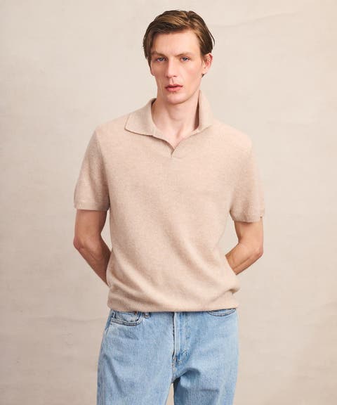 Lightweight Cashmere Short Sleeve Polo