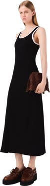 maje Jersey tank dress