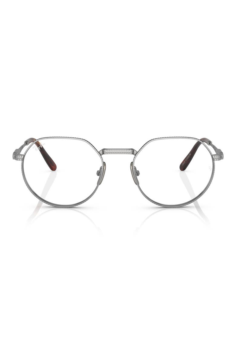 Jack 51mm Irregular Optical Glasses, Main, color, SILVER