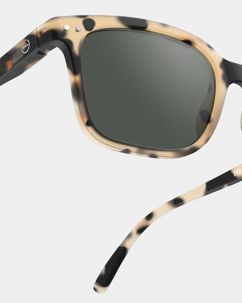 Izipizi #l 54mm Rectangular Sunglasses In Brown