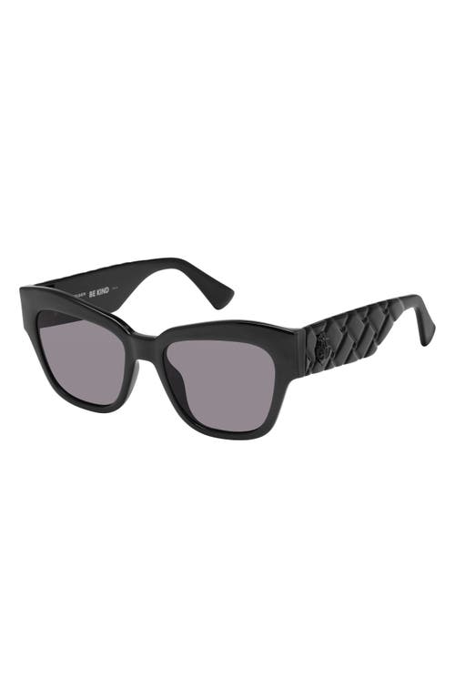 Kurt Geiger London 53mm Cat Eye Sunglasses In Black