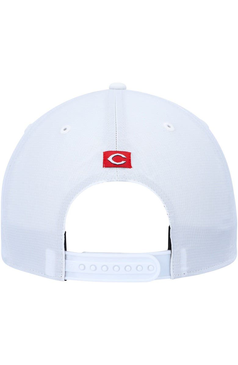'47 Men's '47 White Cincinnati Reds Downburst Hitch Snapback Hat, Alternate, color,