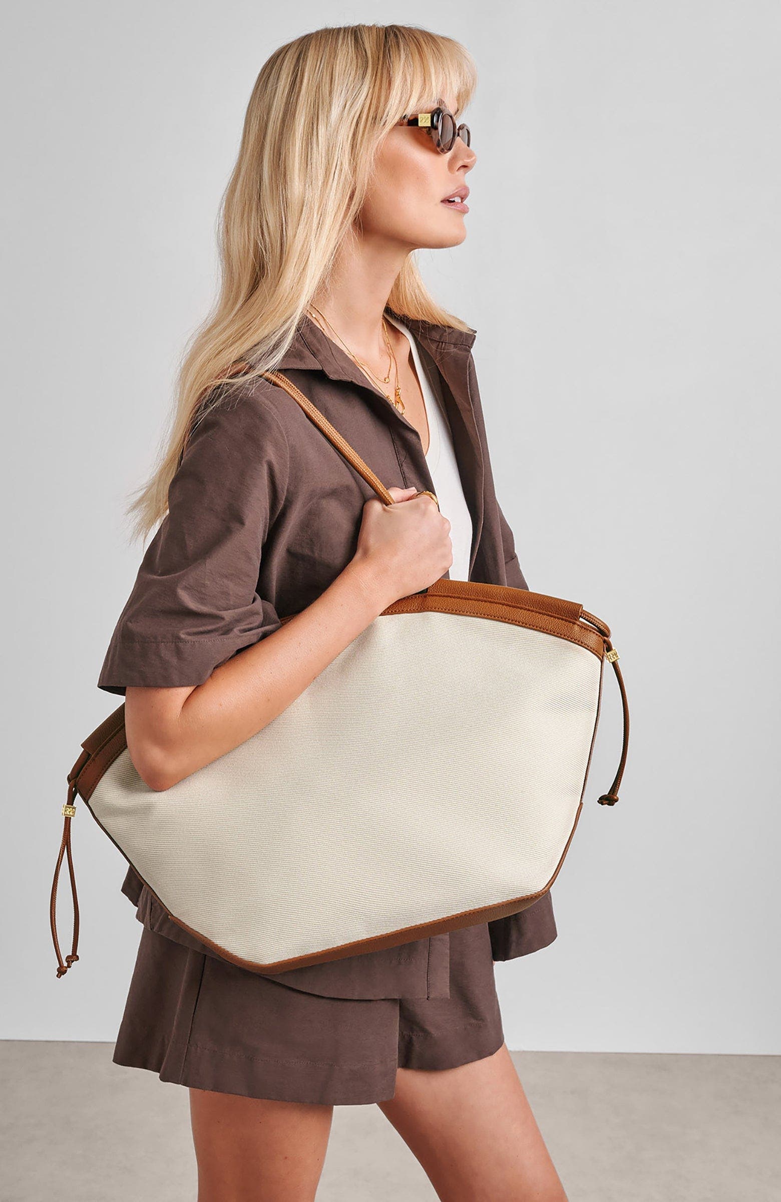 Katie Loxton Florence Tote Bag, Alternate, color, Cognac