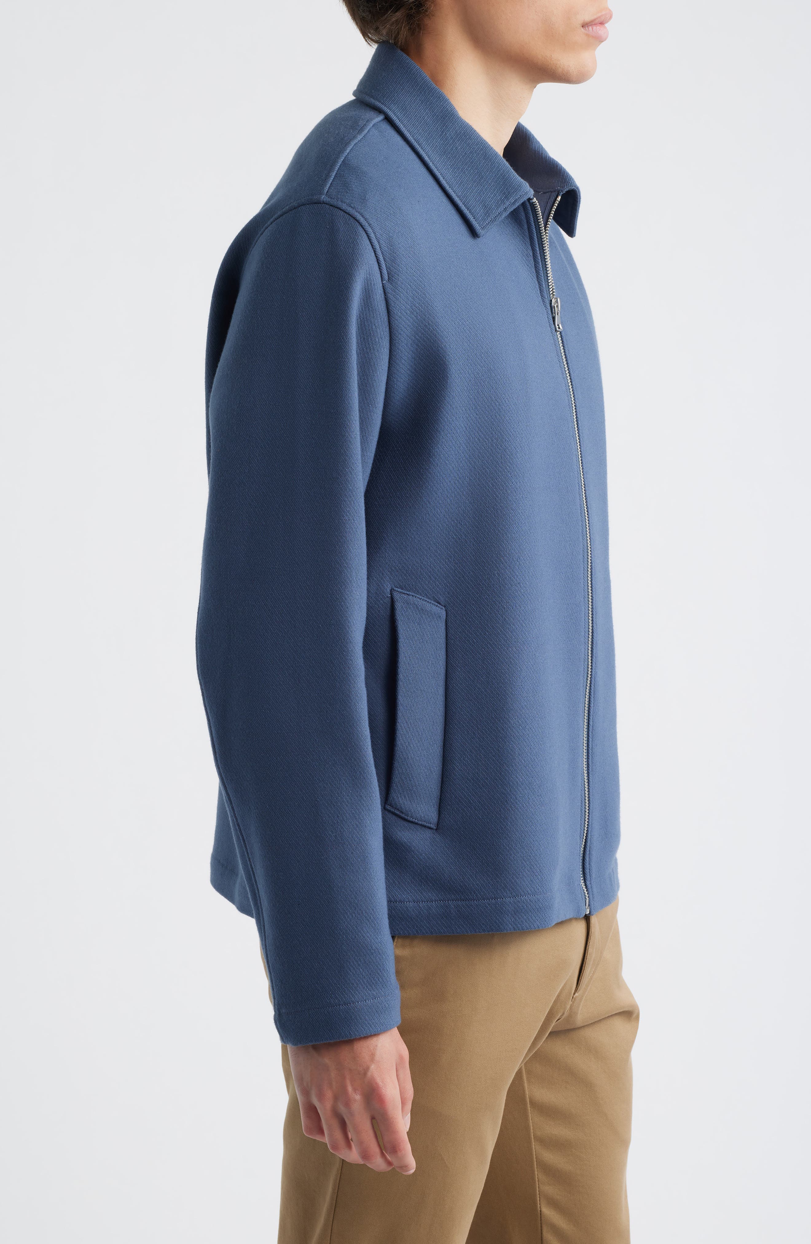 Vince Cotton Blend Zip Jacket (Men) | Nordstromrack