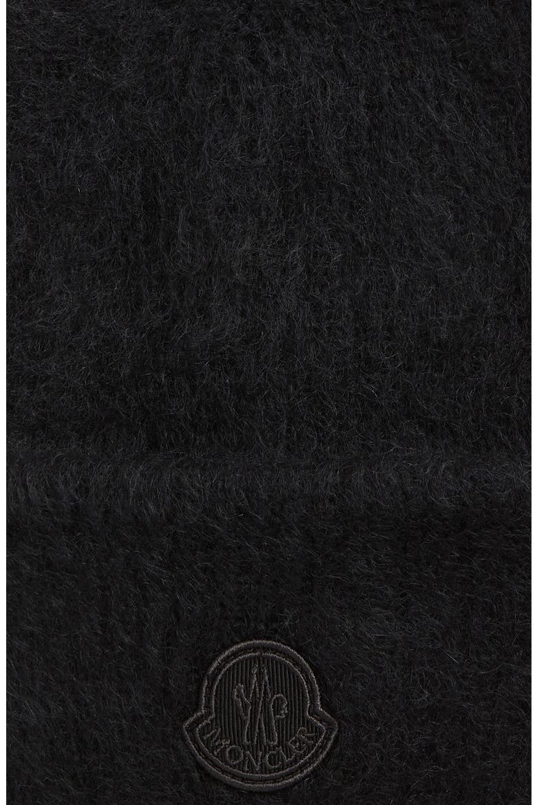 Edit Mohair Blend Beanie, Alternate, color, BLACK