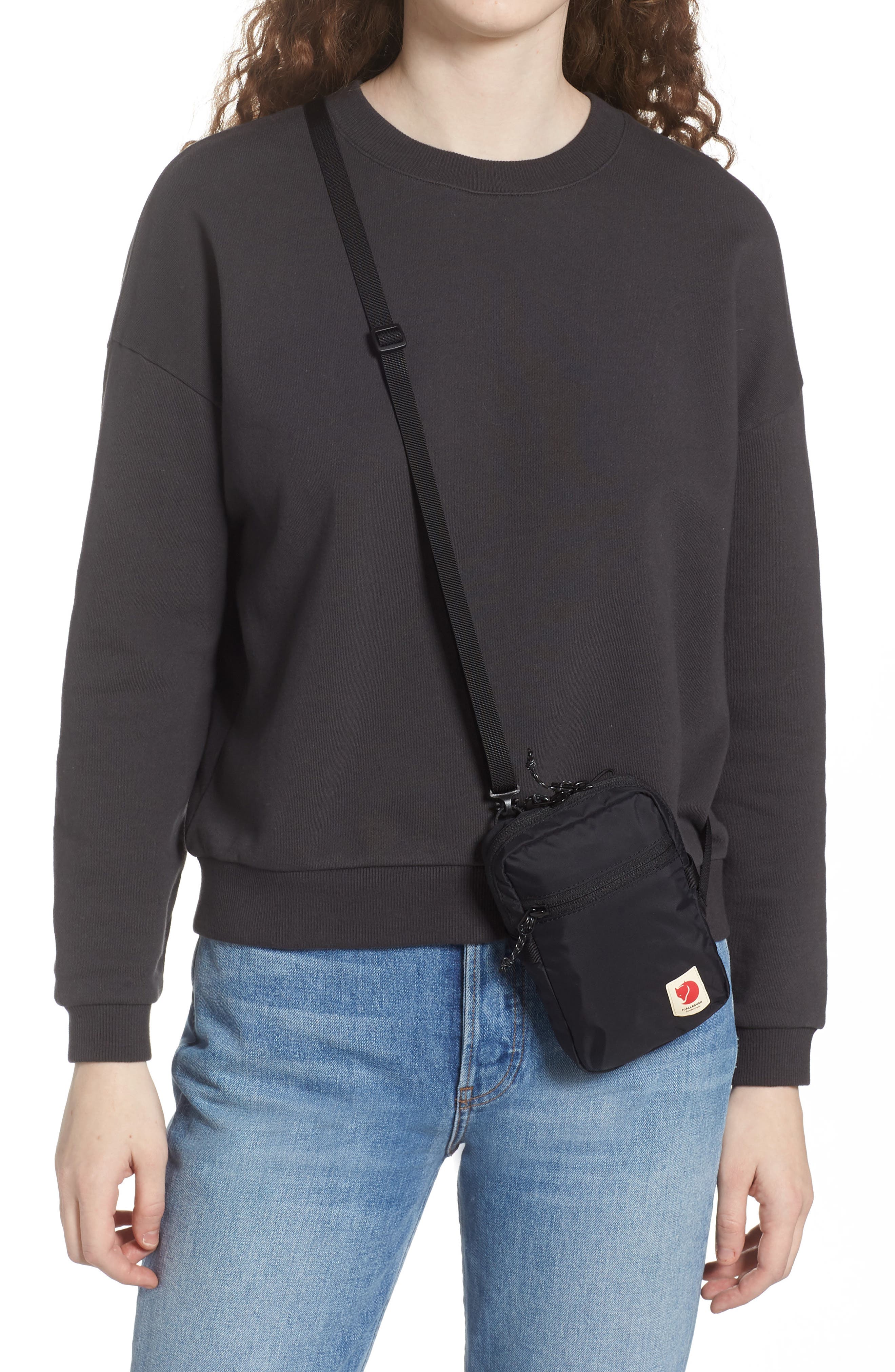 Fjällräven High Coast Convertible Crossbody Bag, Alternate, color, Black