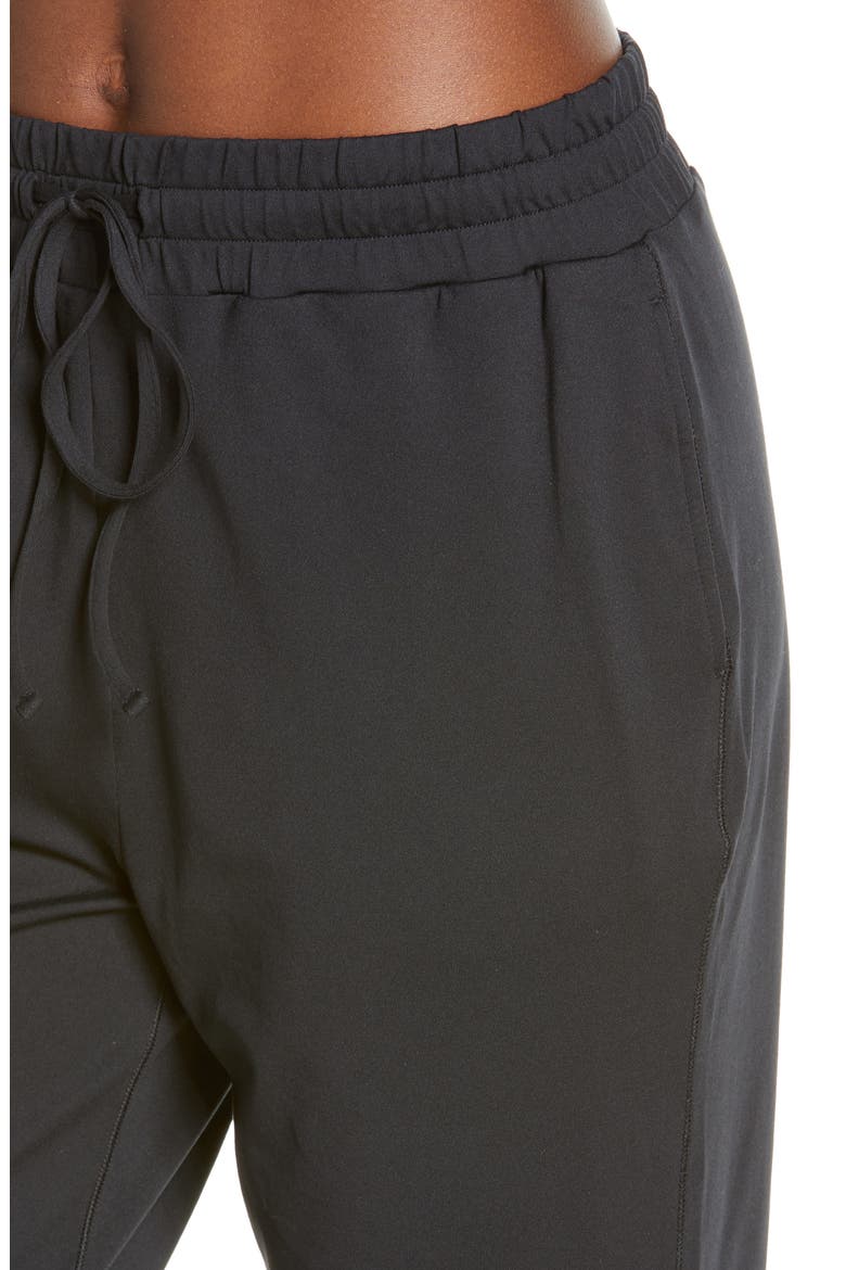 Slim Straight Joggers, Alternate, color, BLACK
