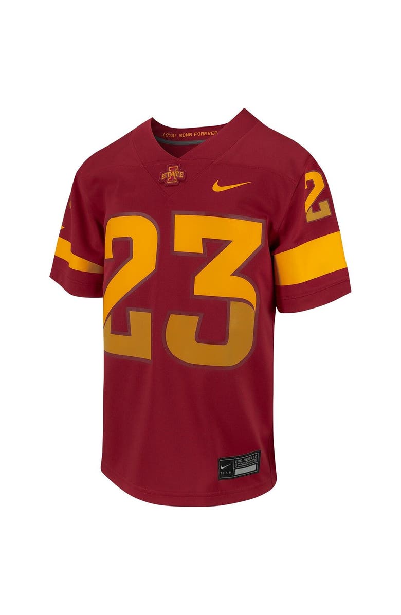 Nike Youth Nike #23 Cardinal Iowa State Cyclones Untouchable Replica Game Jersey, Alternate, color, Cardinal
