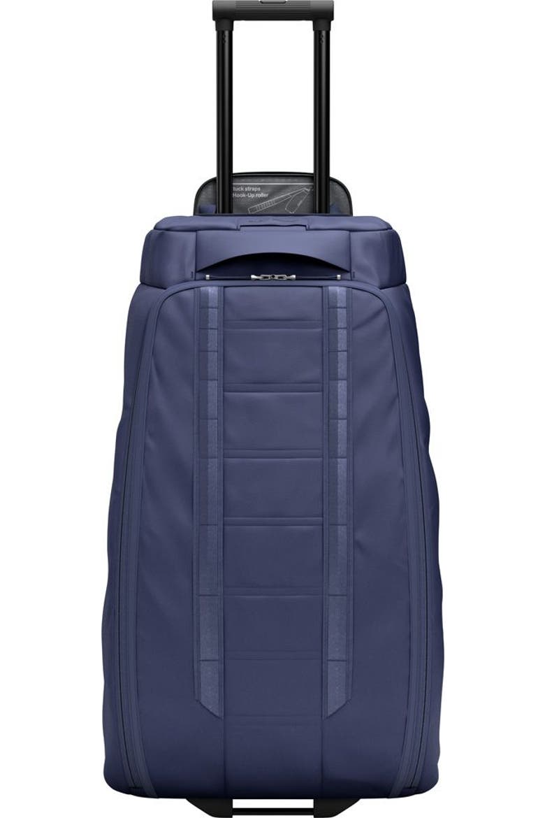 Hugger Roller Bag check In Wheeled Duffel 90L, Alternate, color, Blue Hour