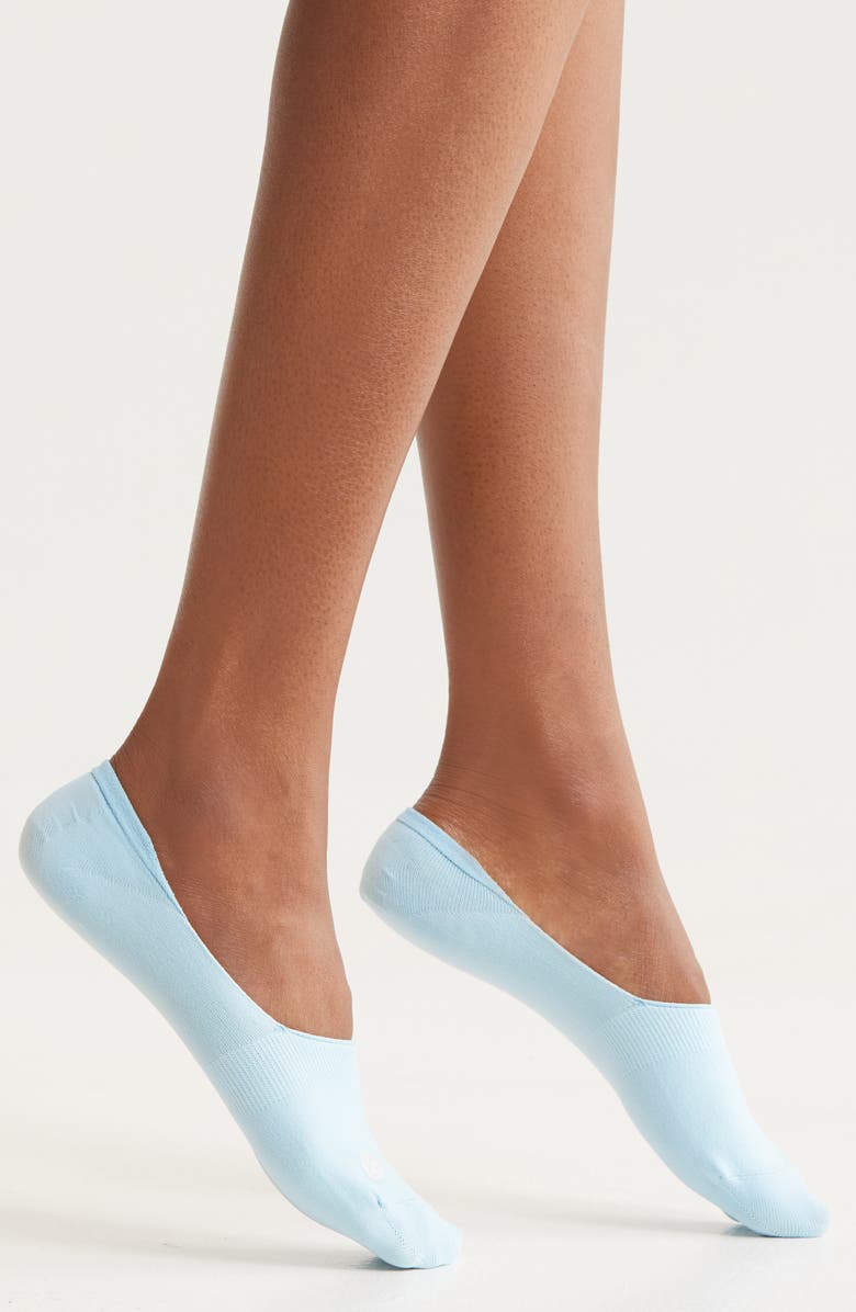 Zella Assorted 3-Pack No-Show Sneaker Socks, Main, color, Blue Sky