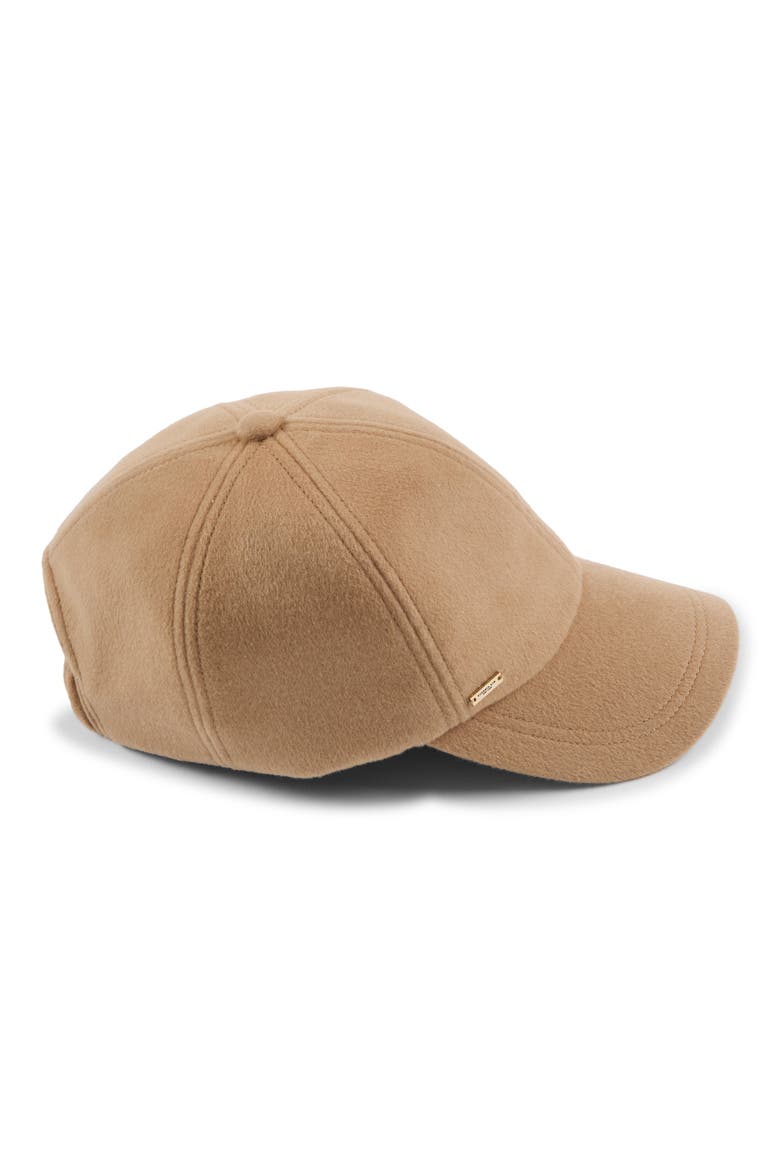 Lo Cashmere Baseball Cap, Alternate, color, CAMEL