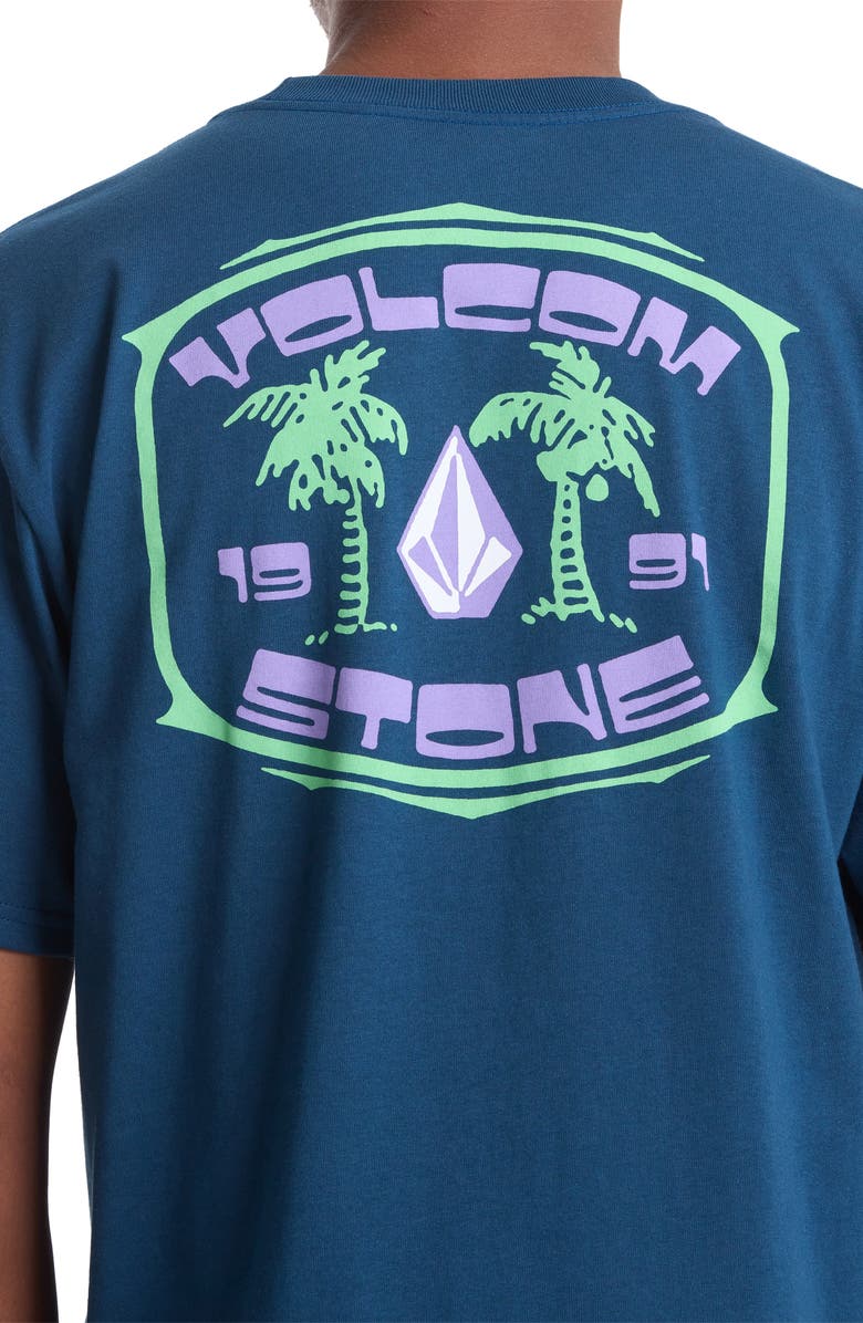 Volcom Fed Up Cotton Graphic T-Shirt, Alternate, color, Dust Bowl