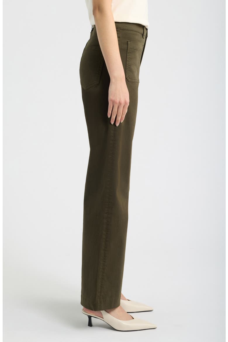 The Refined Patch Pocket Jeans, Alternate, color, MILITARY GREEN