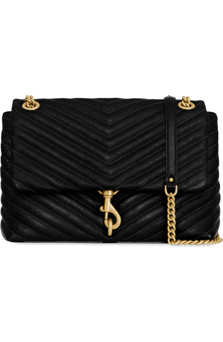 Rebecca Minkoff Edie Quilted Leather Shoulder Bag, Main, color,