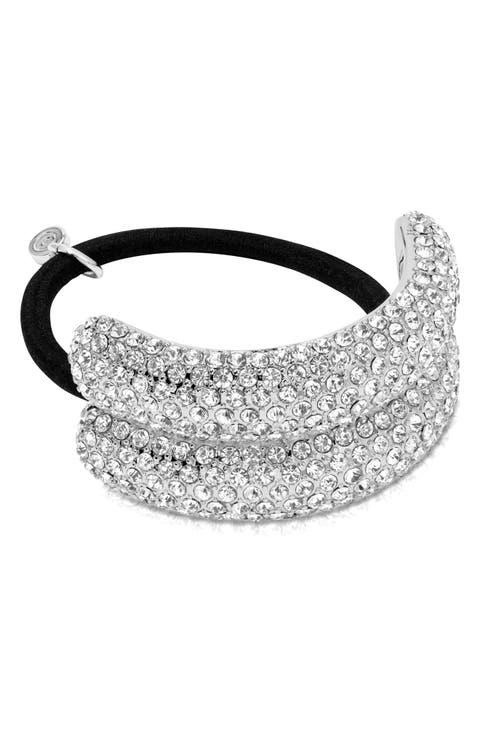 Crystal Sparkle Ponytail Holder