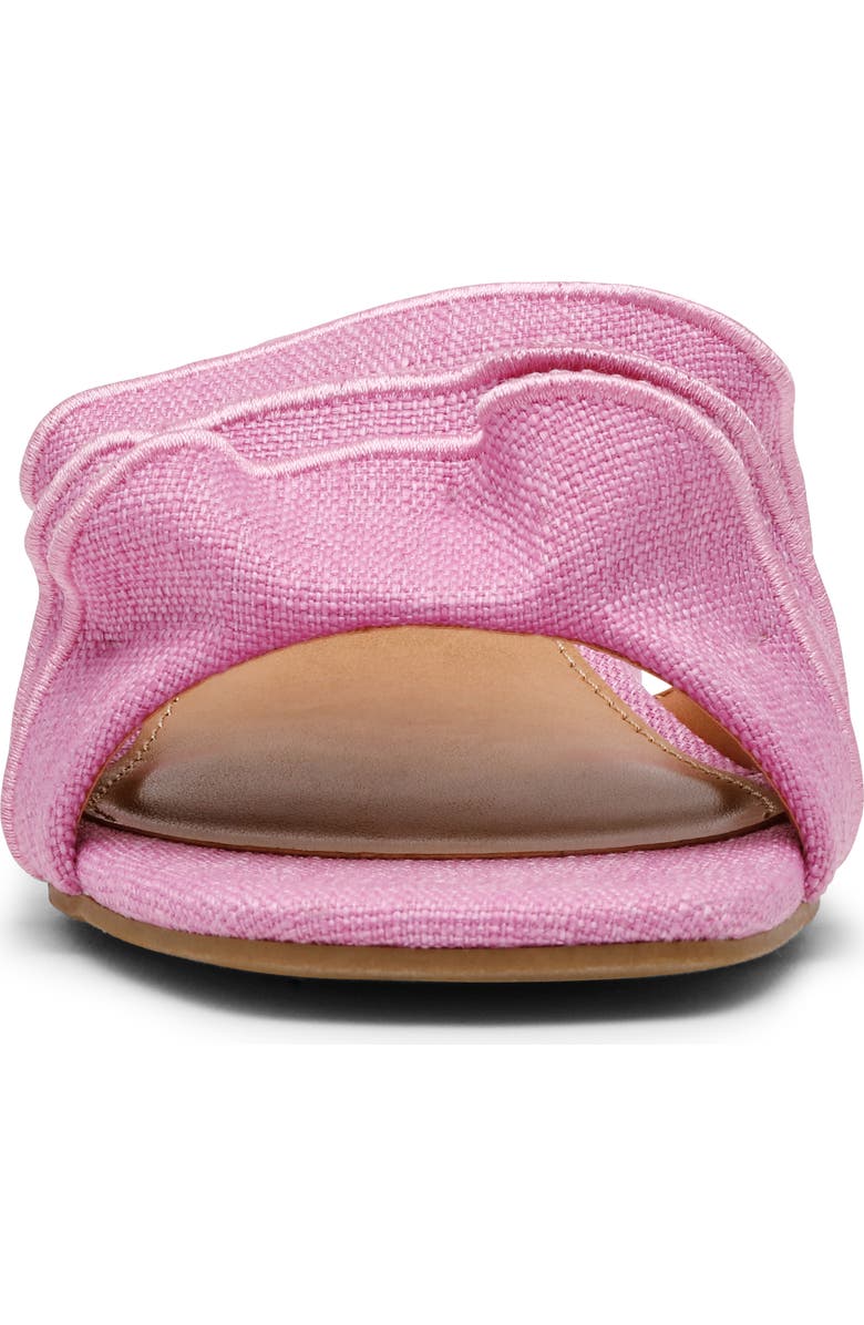 DV by Dolce Vita Linnen Slide Sandal, Alternate, color, Pink