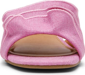 Linnen Slide Sandal