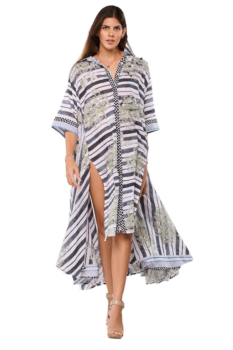 Shell High-Low Shirtdress, Alternate, color, WHITE