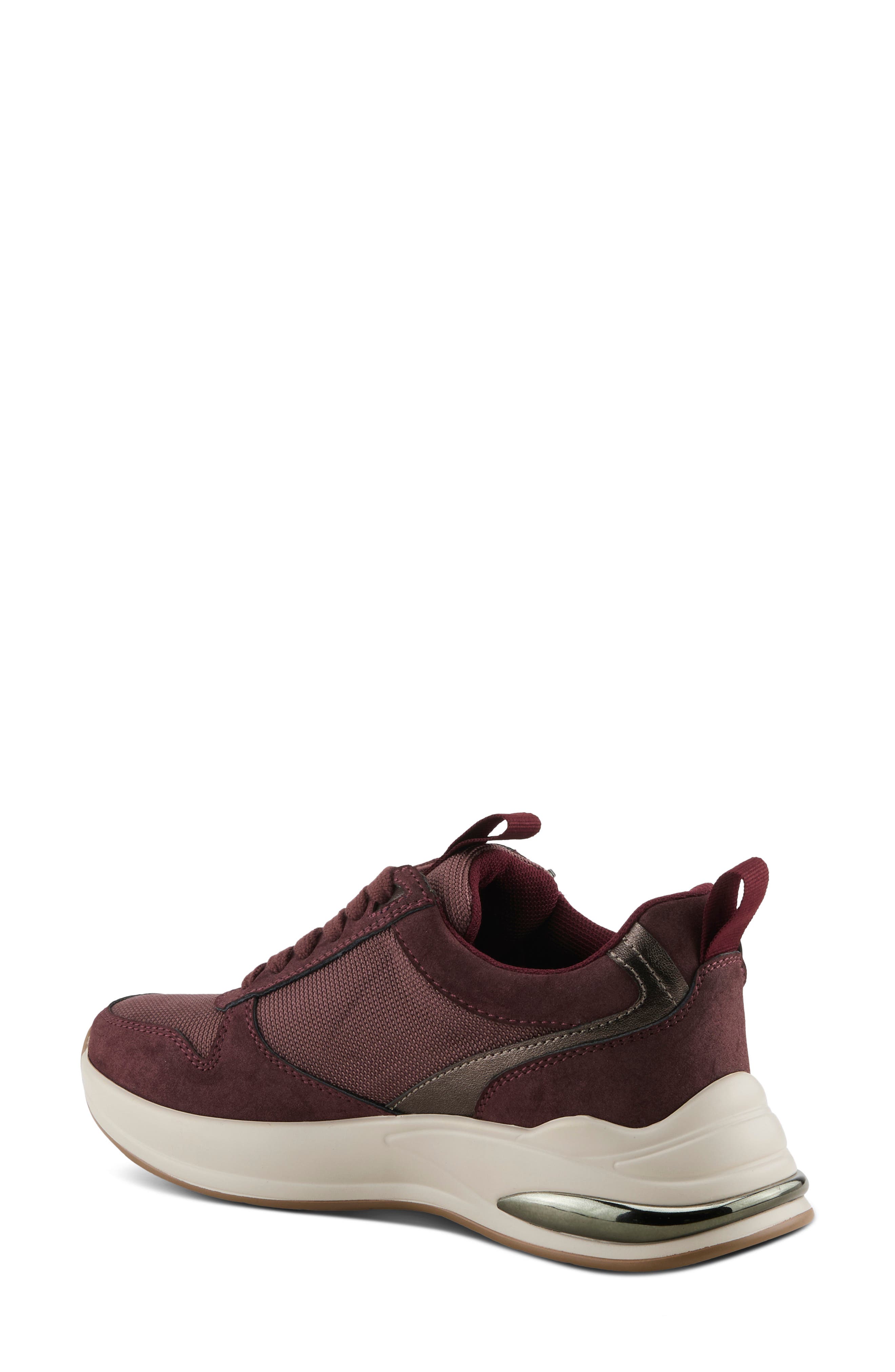 Ursa Platform Sneaker, Alternate, color, BORDEAUX