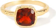 YS GEMS Solitaire Stone Ring