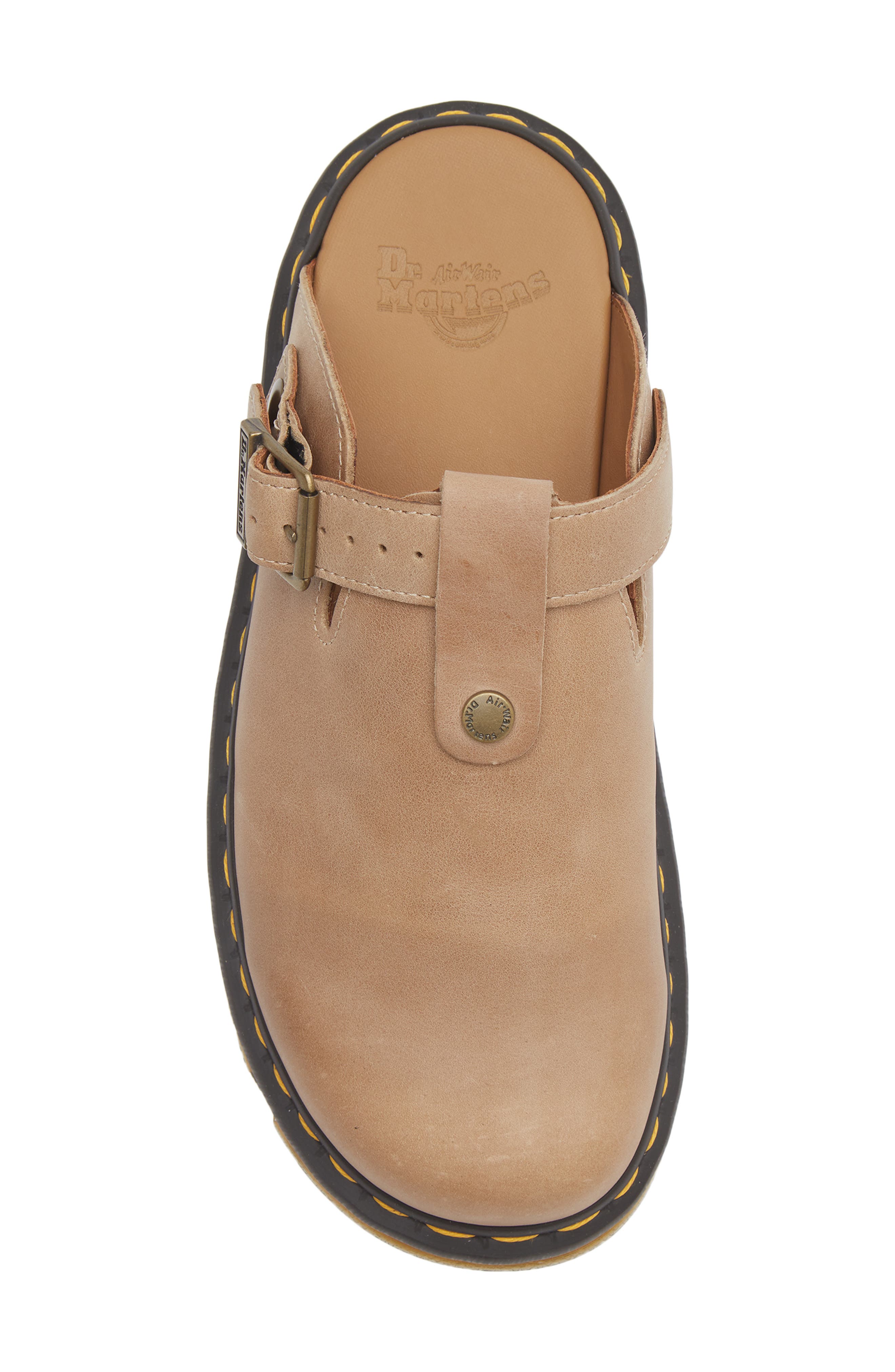 Dr. Martens Zebzag Mule, Alternate, color, Tan