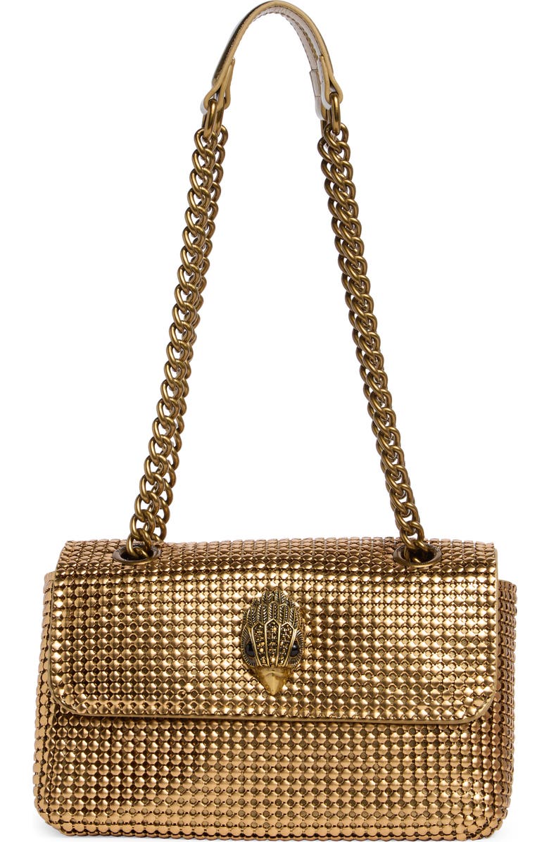 Kurt Geiger London Small Party Shoulder Bag, Main, color, Bronze