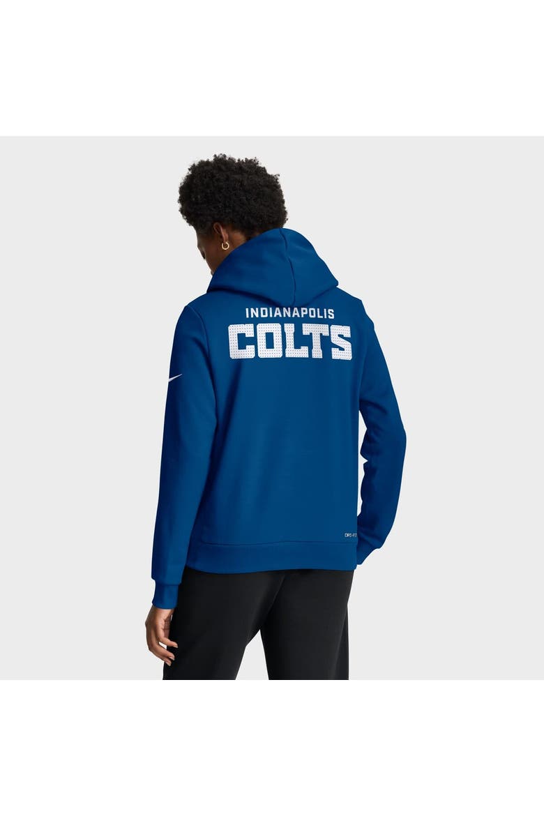 Women's Nike Royal Indianapolis Colts Sideline Standard Issue Initial Home Dri-FIT Hoodie, Alternate, color, Royal