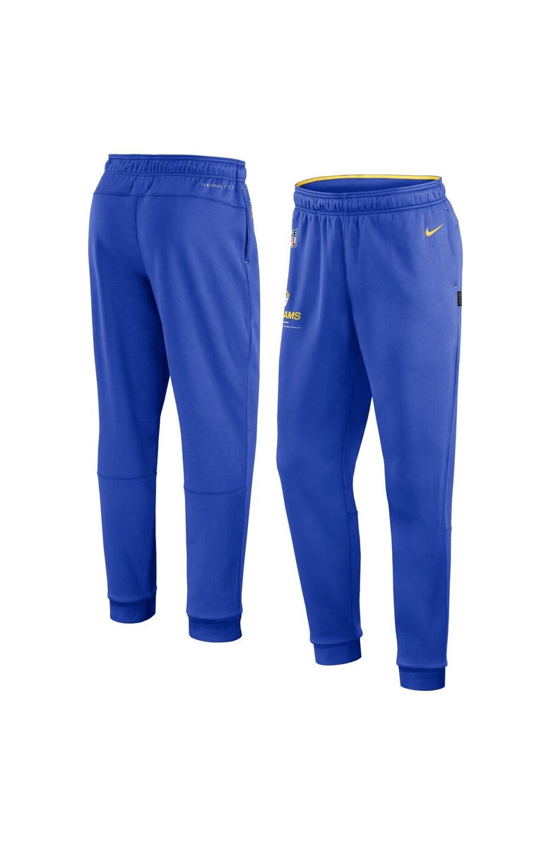 Nike Men's Nike Royal Los Angeles Rams Sideline Logo Performance Pants, Main, color,