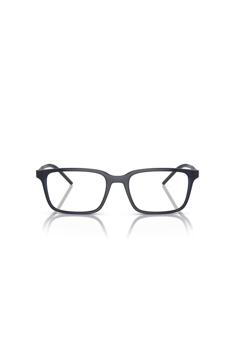 Dolce&Gabbana 55mm Rectangle optical glasses, Alternate, color, Blue