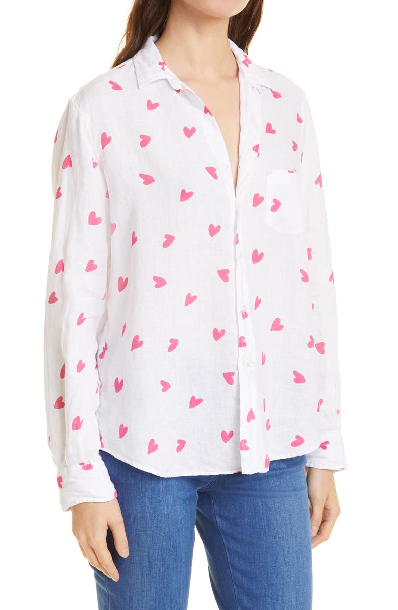 Frank & Eileen Eileen Linen Button-Up Shirt, Alternate, color, 