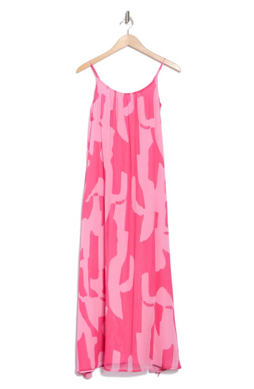 Shop Sam Edelman Zebra Maxi Dress In Pink Multi