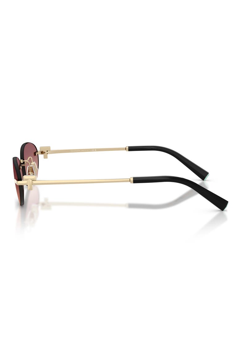 56mm Oval Sunglasses, Alternate, color, GOLD / PINK GRADIENT VIOLET