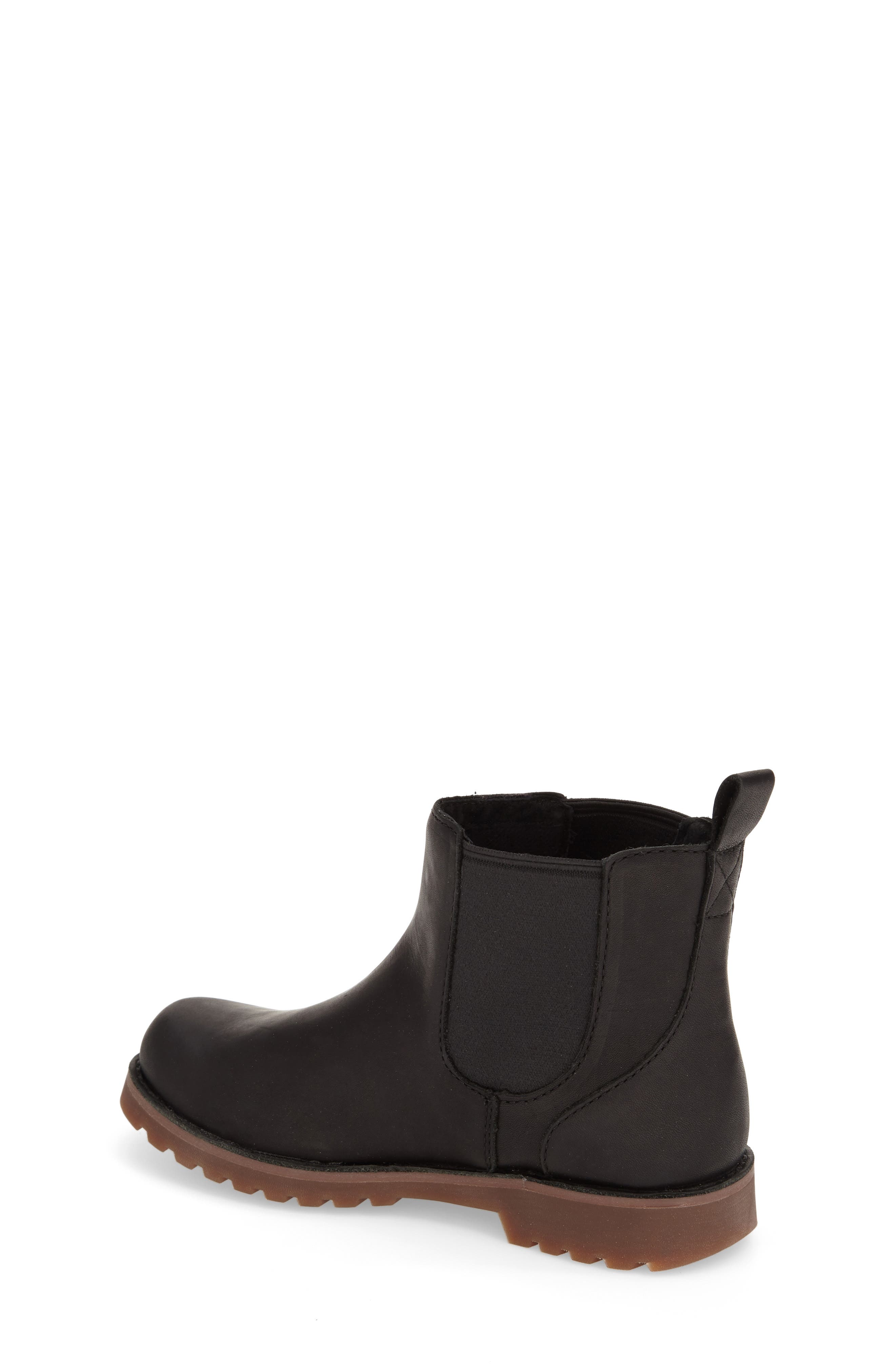 Callum Water Resistant Chelsea Boot, Alternate, color, BLACK/ BLACK