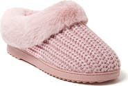 DEARFOAMS Hannah Festive Knit Clog Slipper
